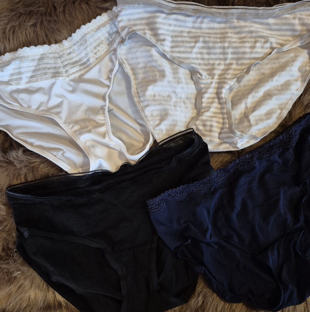 ❤️‍🔥4pc. Small Womens Lighty Worn Clean Panty Bundle